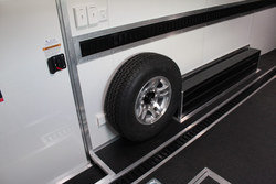 Inside Spare Tire Mount-Floor Supported